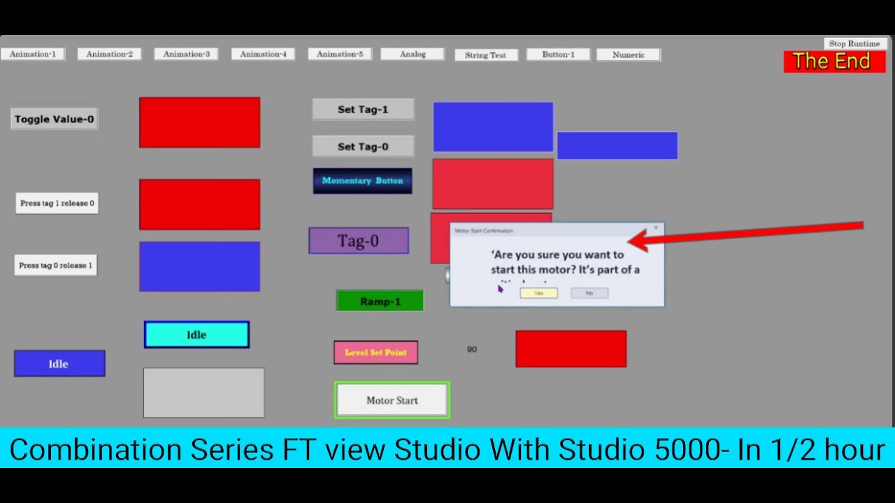 Как создать всплывающее окно || Ввод числовых данных | Кнопка | FactoryTalk View Studio SE | Rock...
