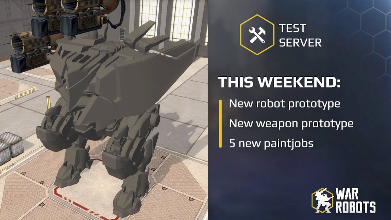 War Robots: New Dash Bot Mark III (Test Server 2.8)