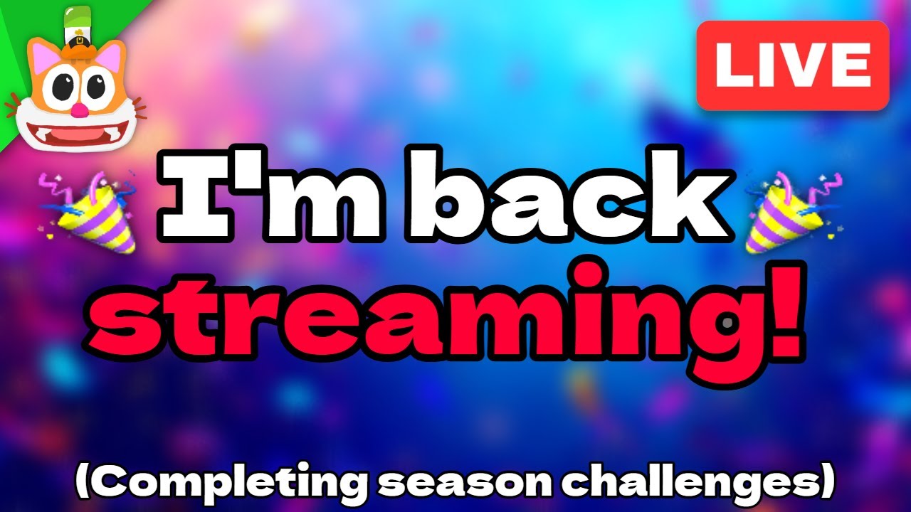🔴 I'm Back Streaming! - Completing Season Challenges 🥳 | Smash Karts Live
