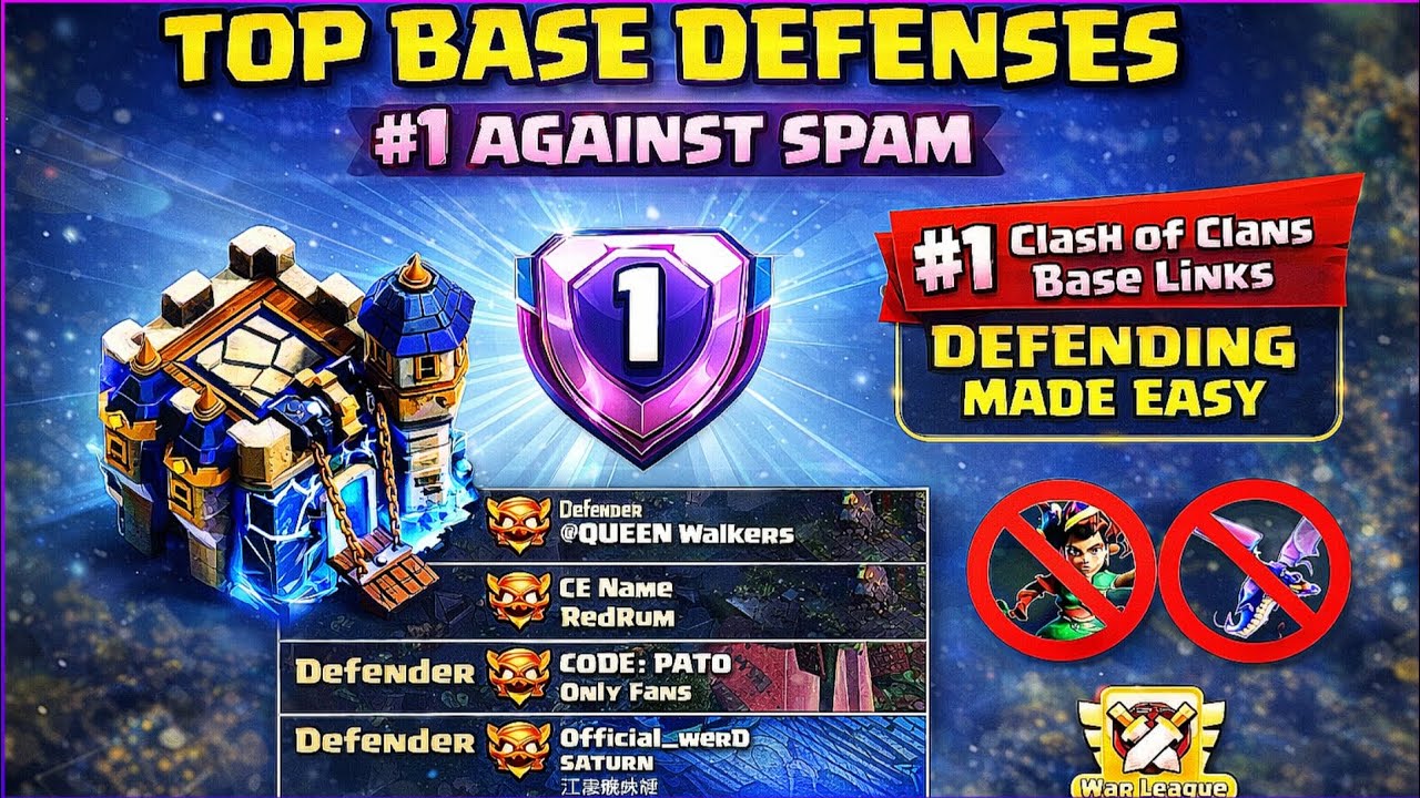 Top 8 Best Town Hall 18 Anti Thrower Bases for 1 STARS ! TH18 War / Cwl  Base Layout Clash of clans 