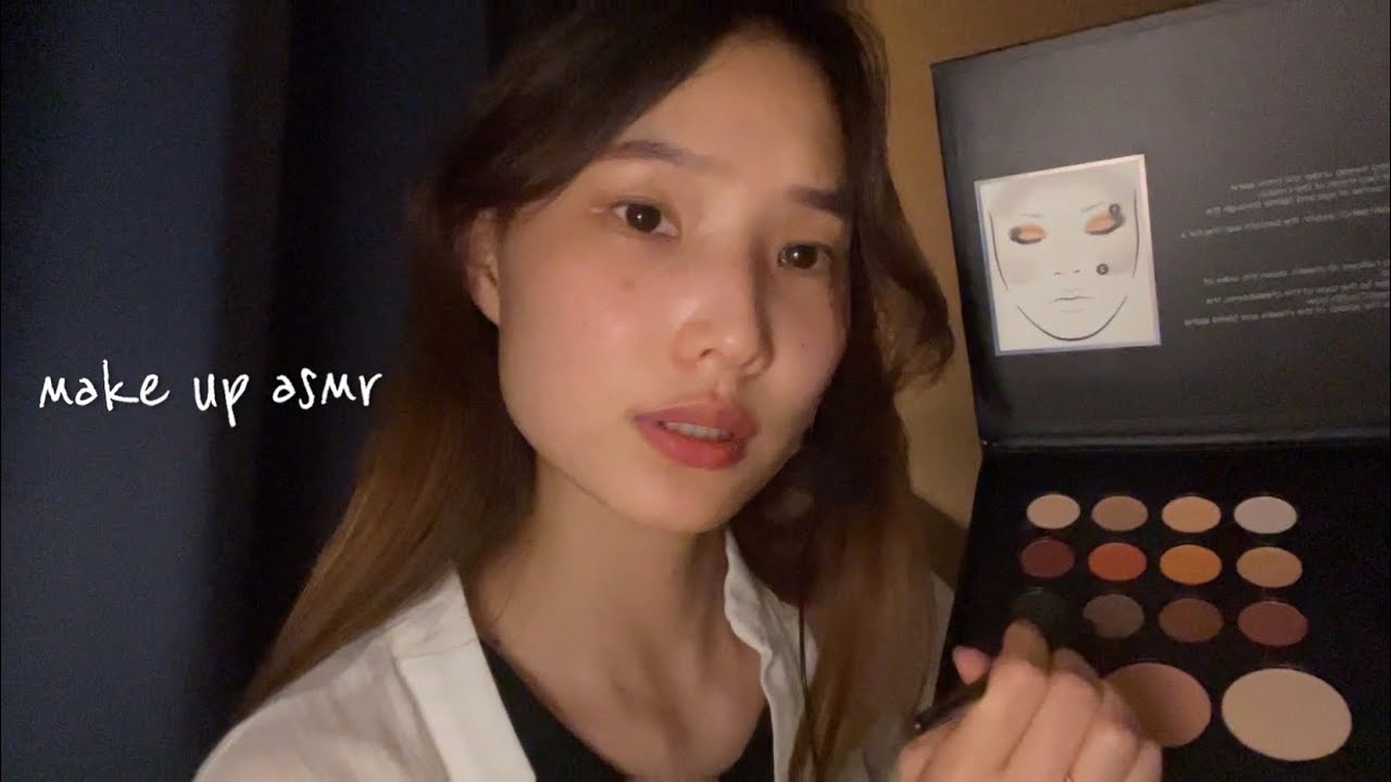 [ASMR] 메이크업 asmr | 시각적 팅글 | 위스퍼링 O