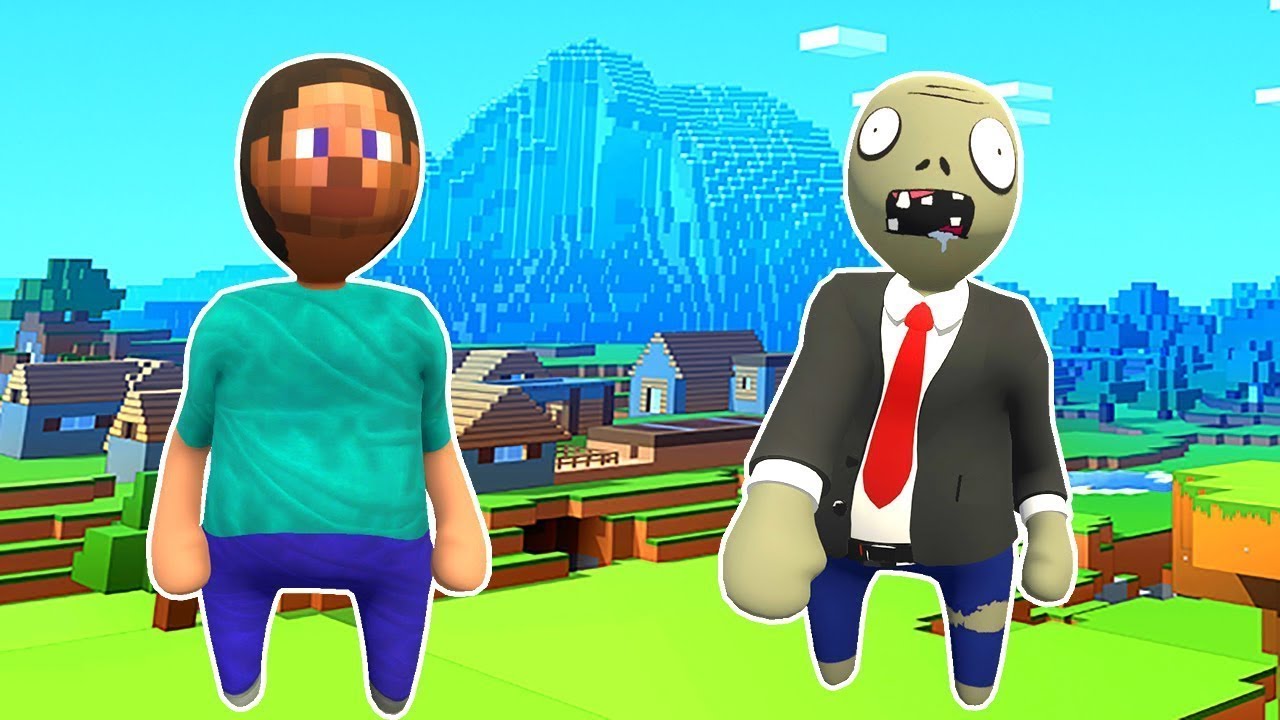 ZOMBİK VE STEVE YENİ KIYAFETLER ALDI 😱 Human Fall Flat