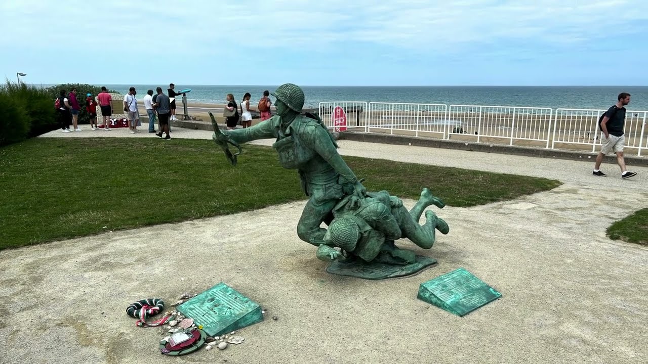 Normandy landing beaches and D-day museums