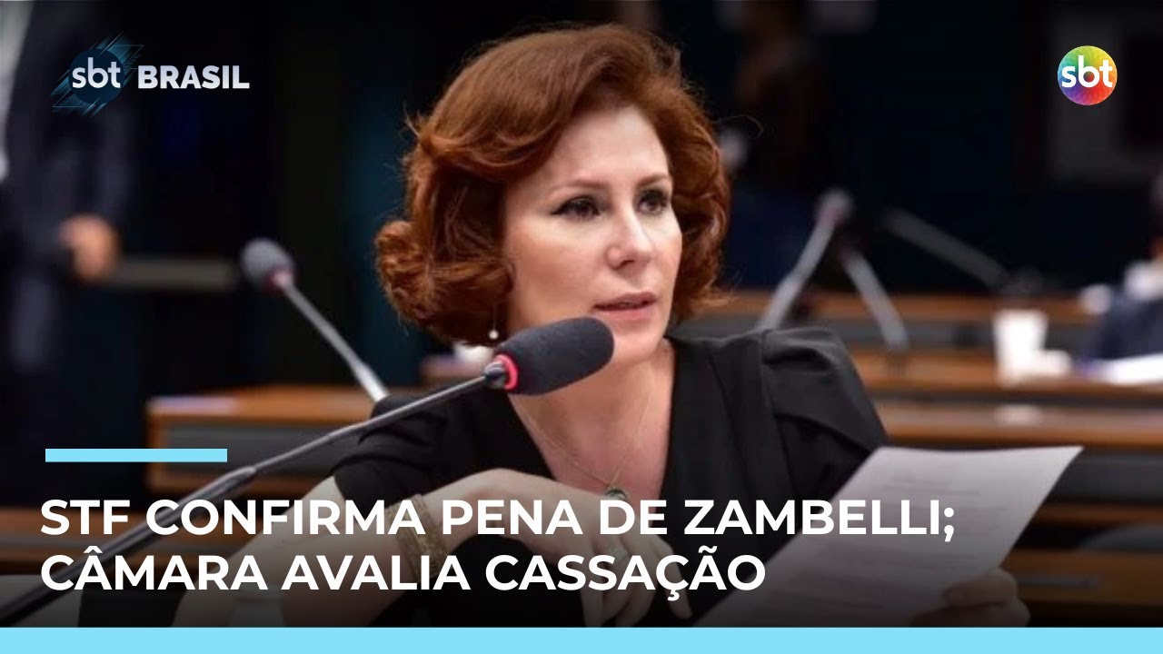 STF torna definitiva condenação de Carla Zambelli por perseguição armada | #SBTBrasil