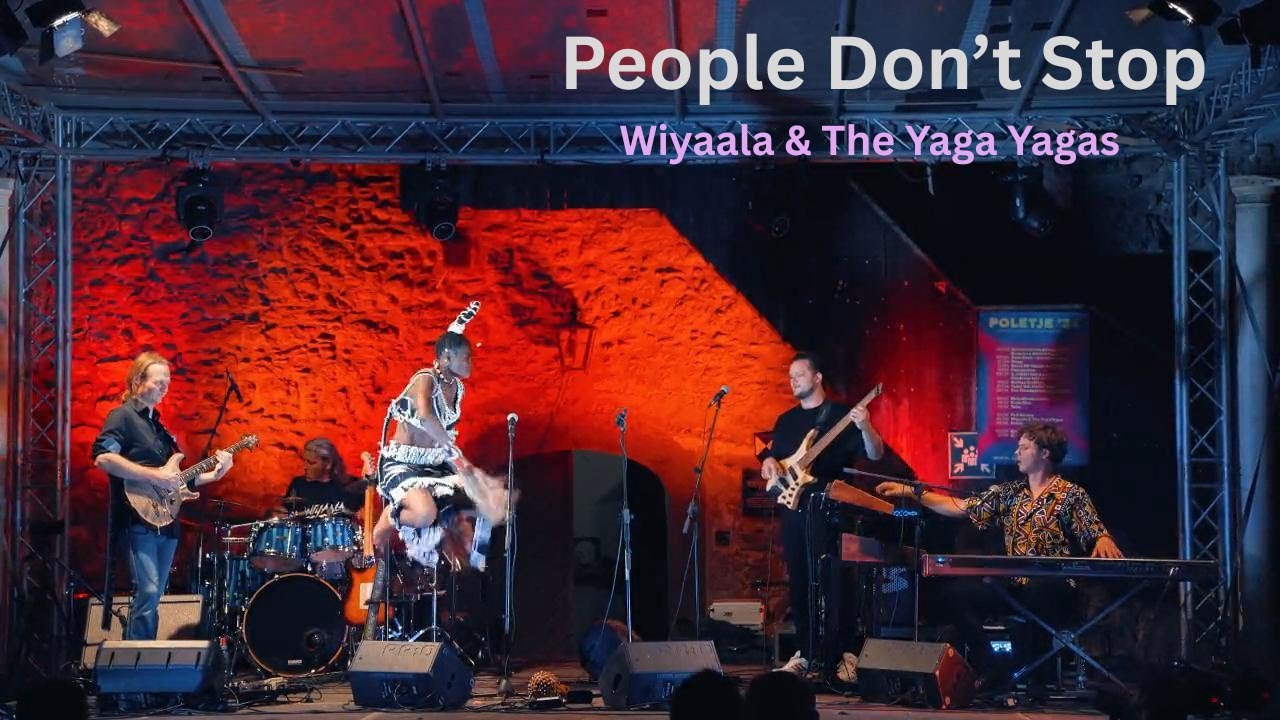 Wiyaala & The Yaga Yagas - People Don't Stop (LIVE) - Celje, Slovenia