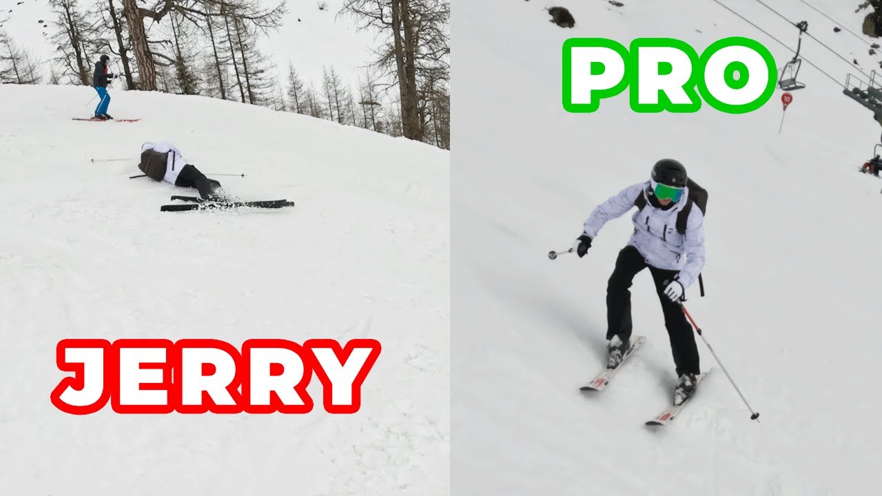 How to ski with no lessons in Chamonix | Skiing POV