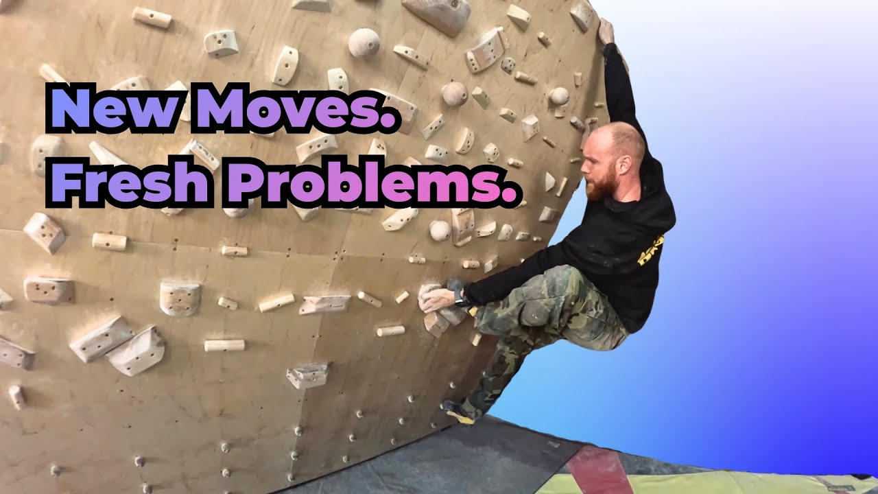 New Problems on My Home Wall | Route Setting + Bouldering Session