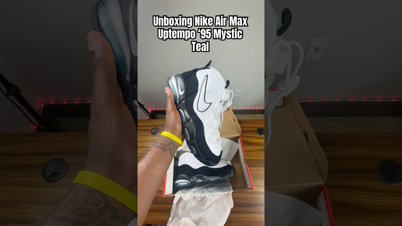 The Nike Air Max Uptempo &lsquo;95 &lsquo;Mystic Teal&rsquo; brings back that OG &lsquo;90s basketball energy! 🔥 #nike