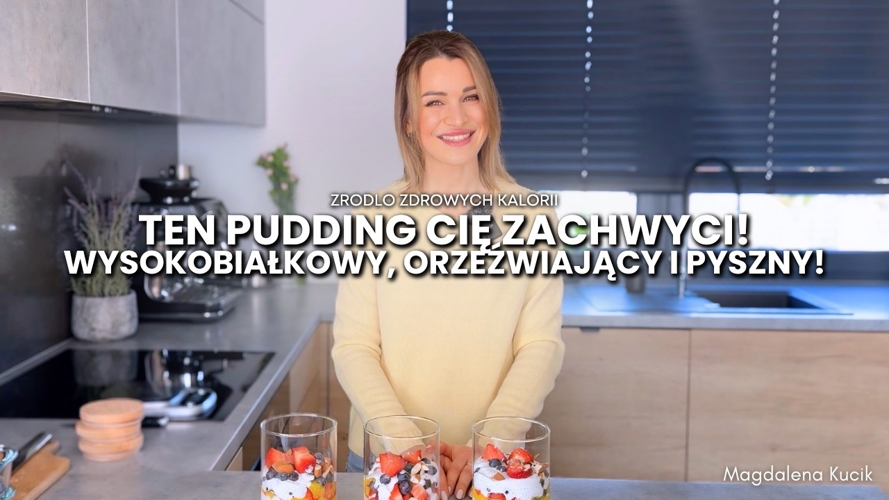 Ten pudding chia Cię zachwyci | wysokobiałkowy, orzeźwiający, pyszny