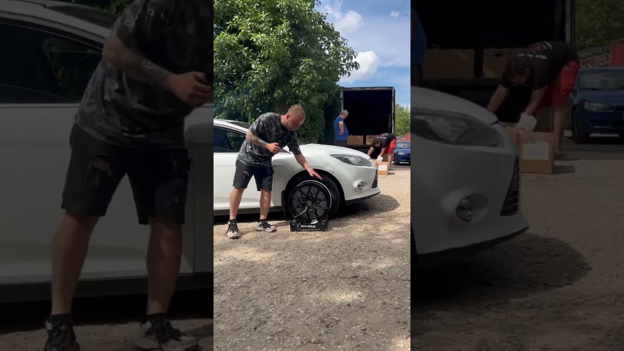 Ford Focus 3 на примерке дисков в 17-ом диаметре #примеркадисков #ford