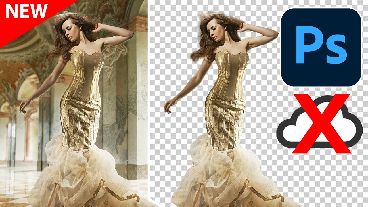 Photoshop ON DEVICE Remove Background & select subject
