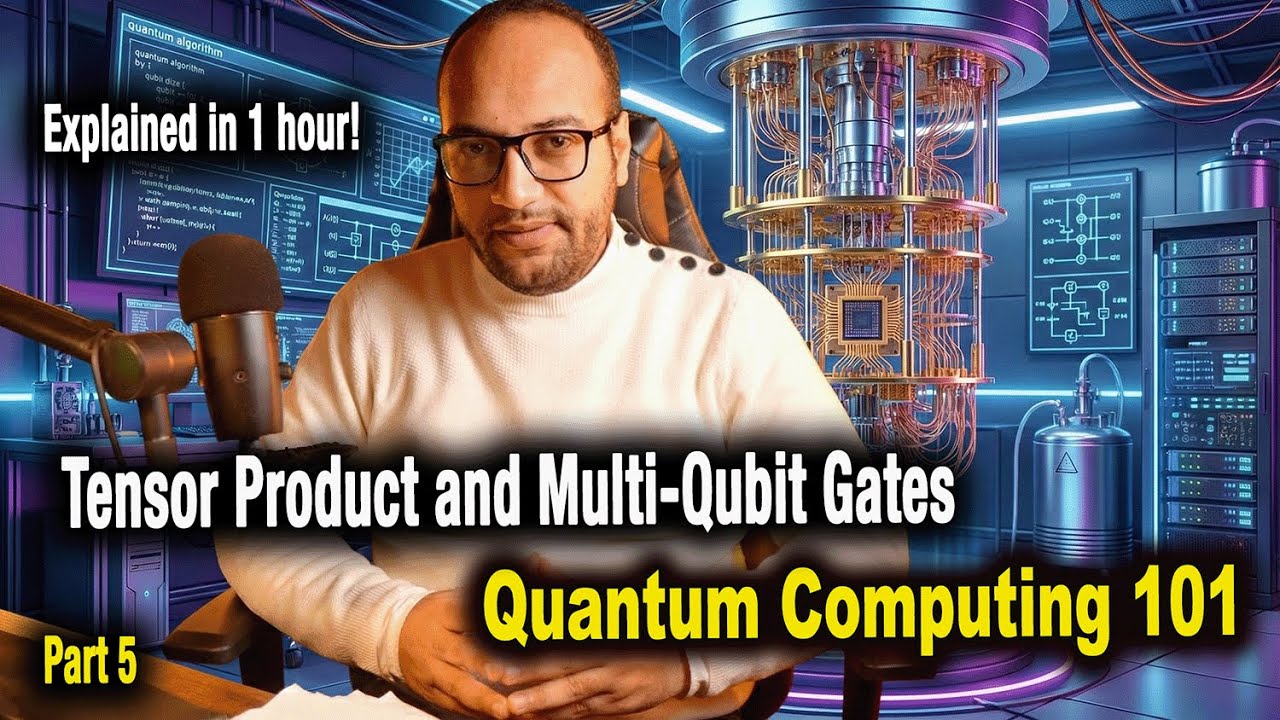 Tensor Product and Multi-Qubit Gates in Quantum Computing | P5 | Quantum Computing 101 | Taha Selim