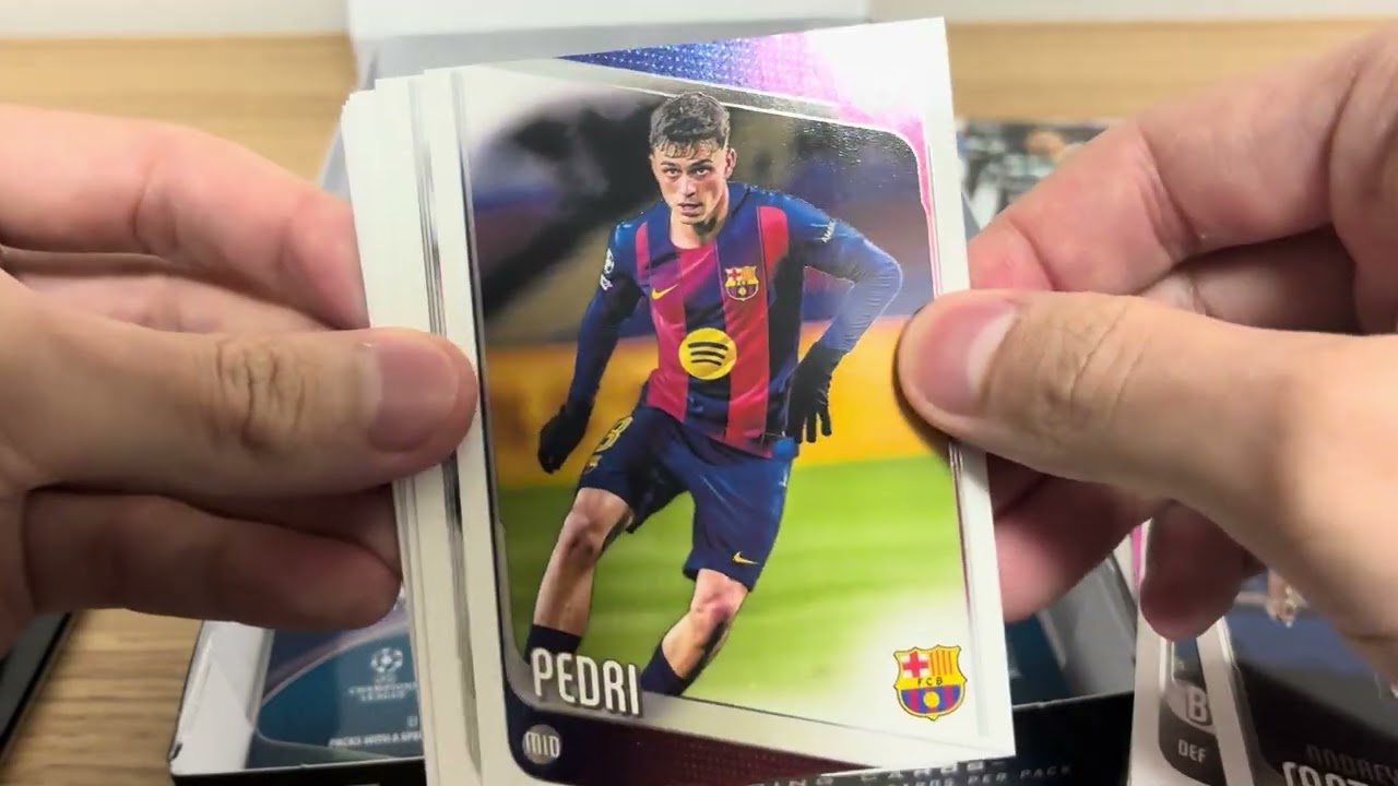 2025-26 TOPPS UEFA CLUB COMPETITIONS SOCCER HOBBY 開封