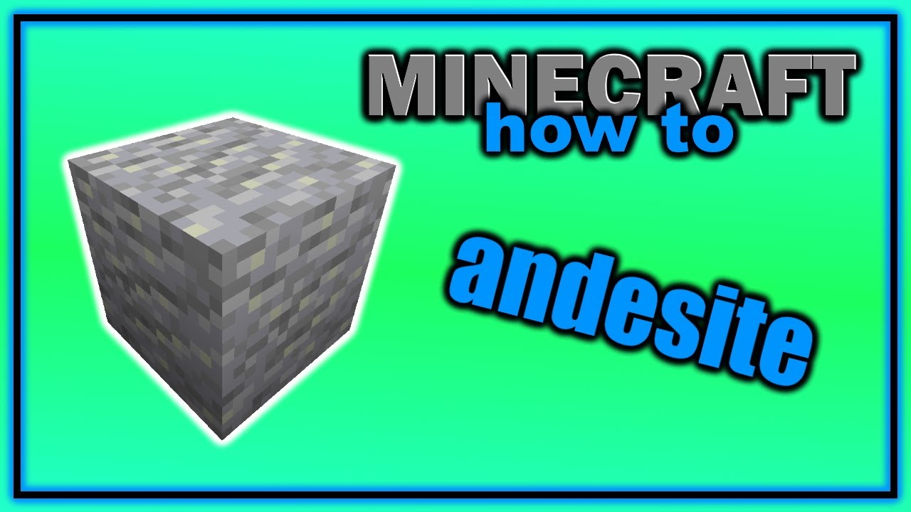 How to Find, Craft, and Use Andesite! | Easy Minecraft Tutorial