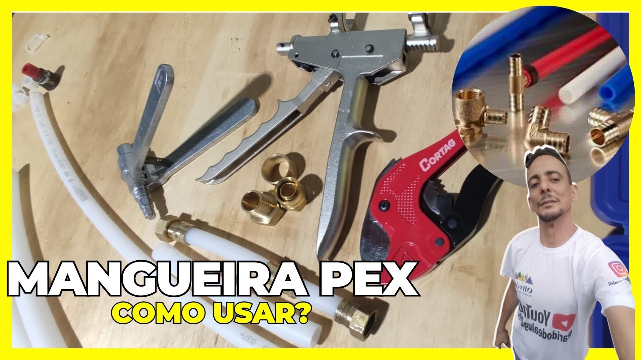 Pex, tubo pex, como usar alicate pex astra - Como Usar Mangueira PEX.@AstraOficialBr