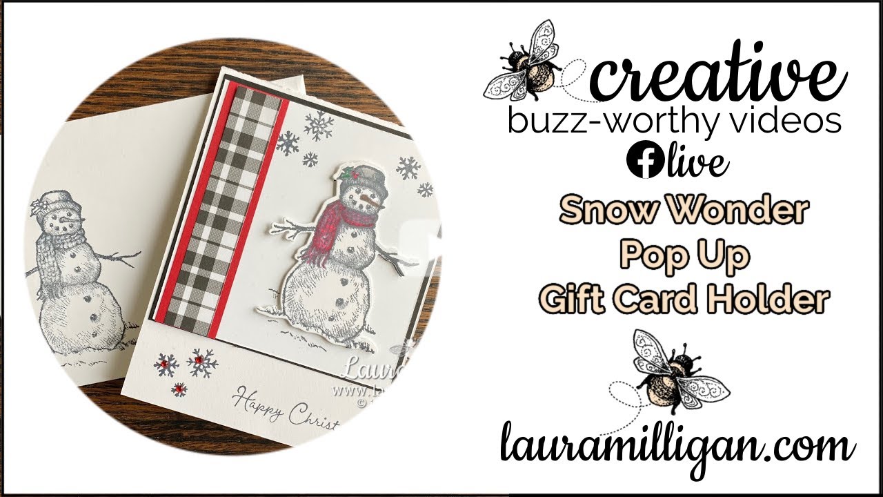 Stampin' Up! Closeout Products and Clearance Rack Update!  Snow Wonder Pop Up Gift Card Holder!