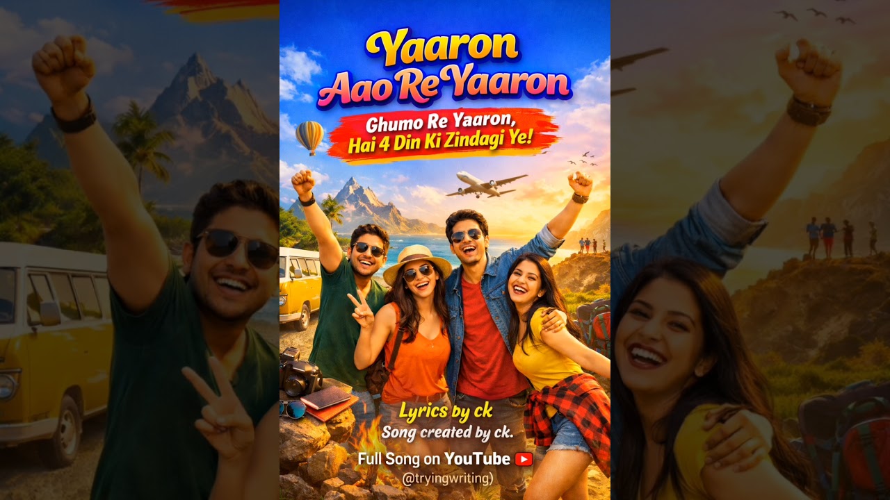 Yaaron Aao Re Yaaron | Friends Trip Song | Travel Vibes | Fun Dance Party Song 2025