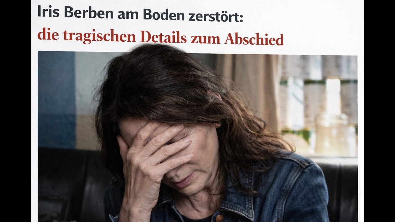 Iris Berben am boden zerstört die tragischen details zum abschied