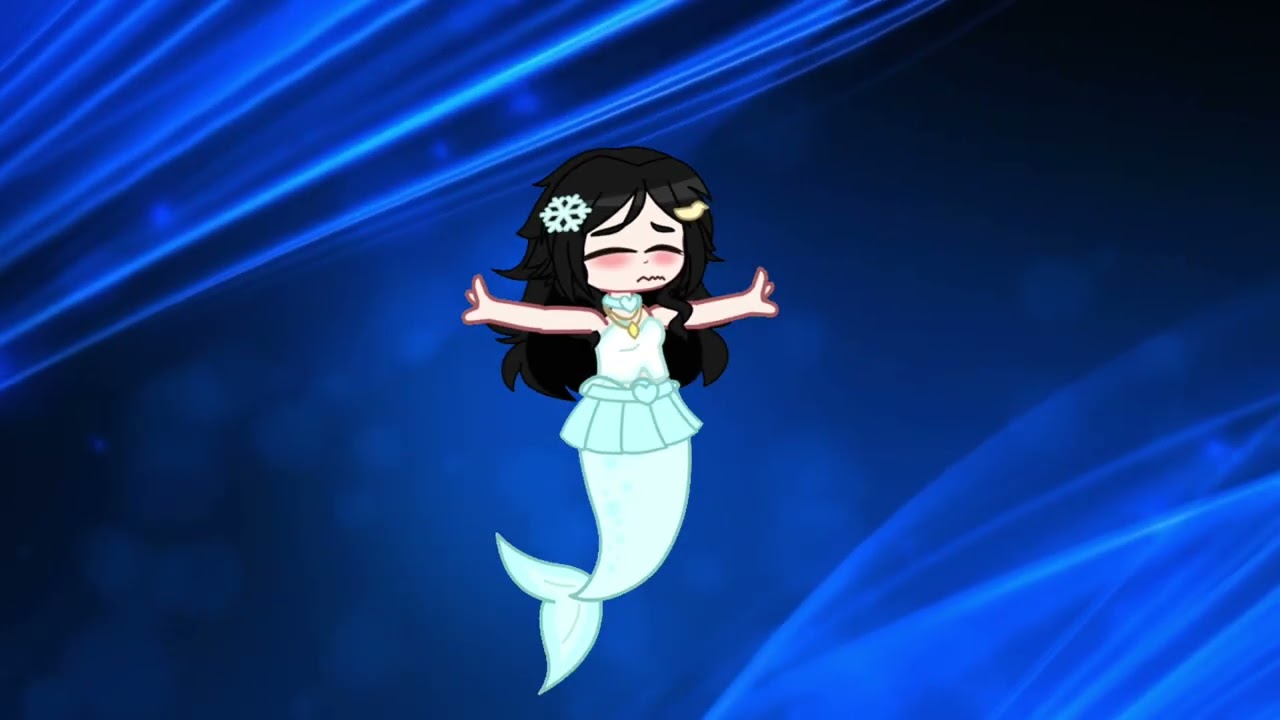 Emma’s mermaid transformation for upcoming series