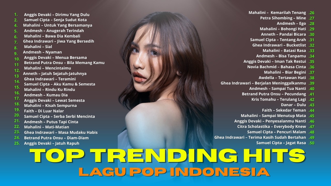 TRENDING TOP HITS LAGU POP VIRAL TIKTOK & SPOTIFY TERBARU INDONESIA - KUMPULAN MUSIK TERBAIK