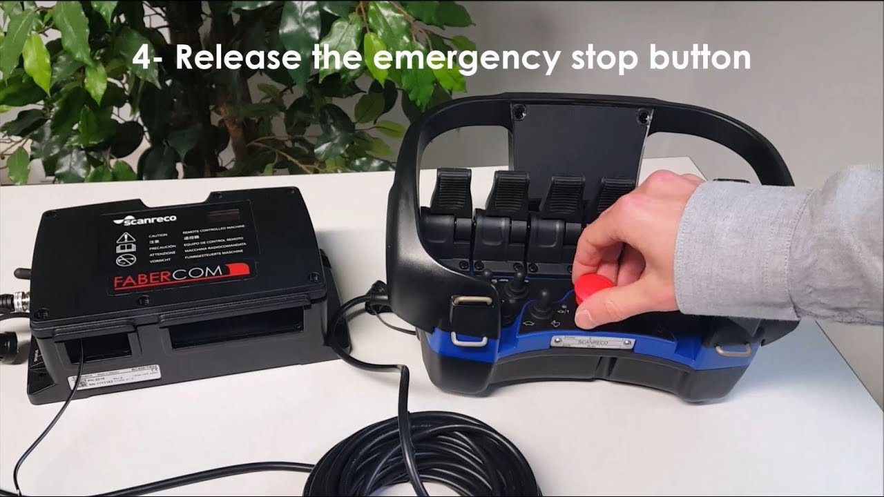 Pairing procedure for Scanreco RC400 G2B-G3 radio remote controls