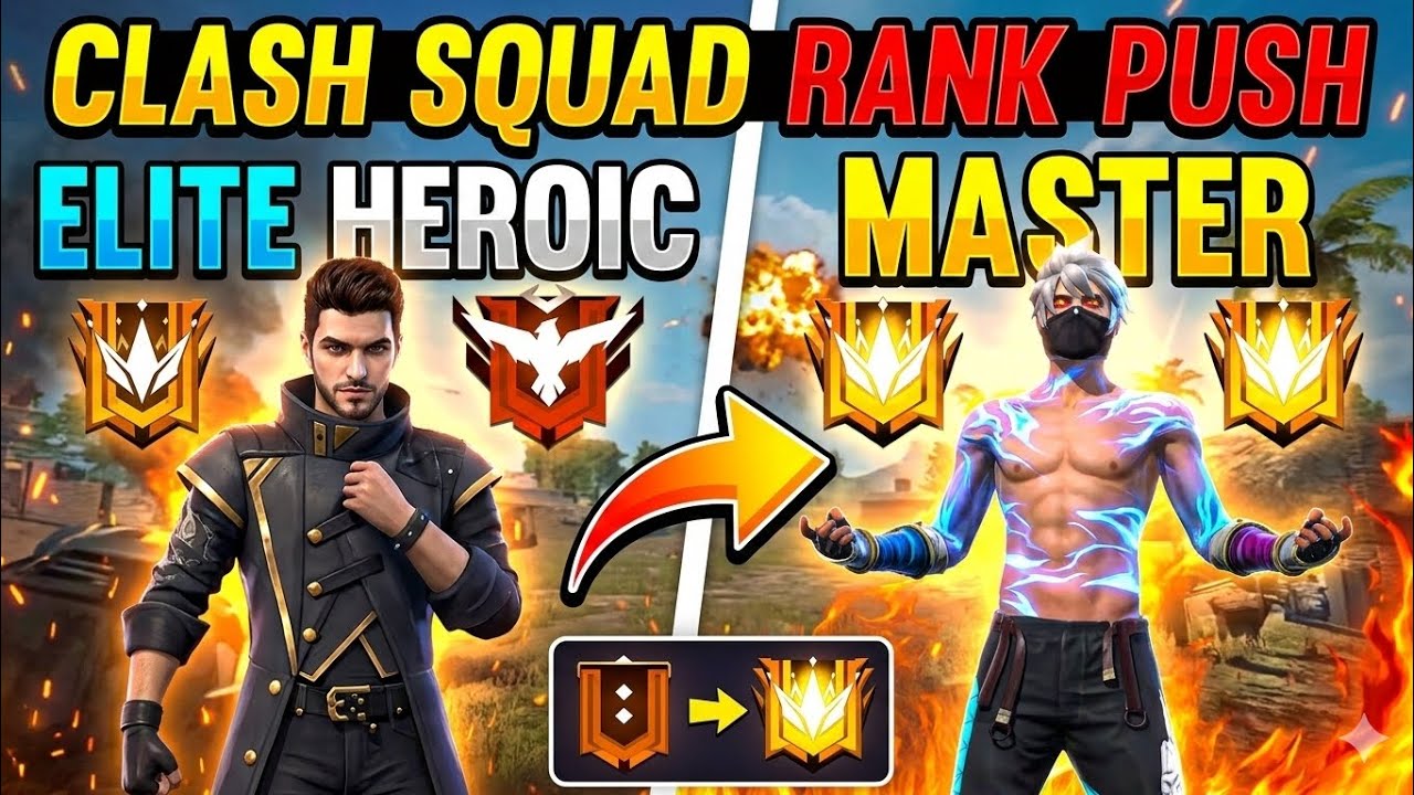 Garena Free fire Cs Rank pushing 
