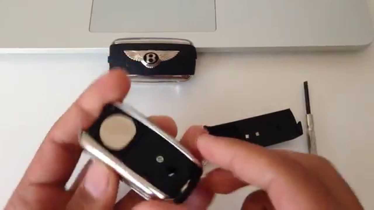 How To Replace the Battery in Your Car's Keyless Remote Bentley Continental GT Key