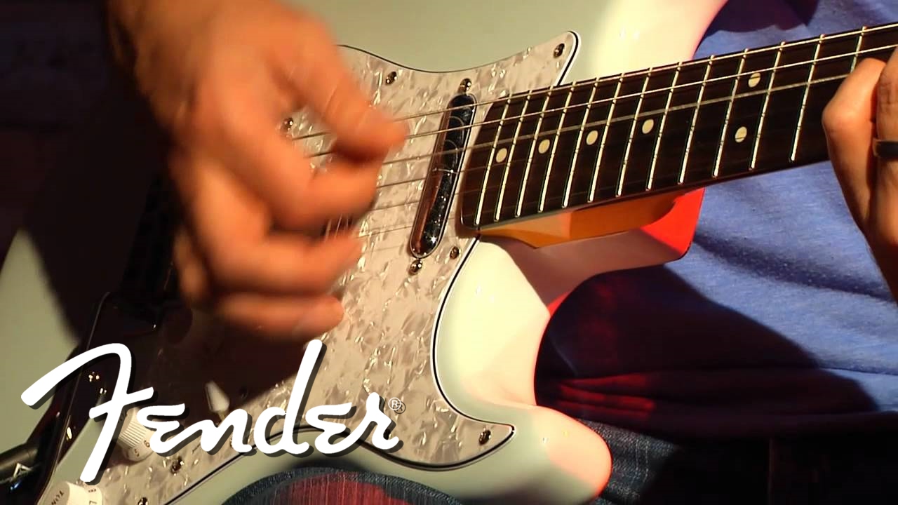 Squier Vintage Modified Surf Strat Clean Tone Demo | Fender