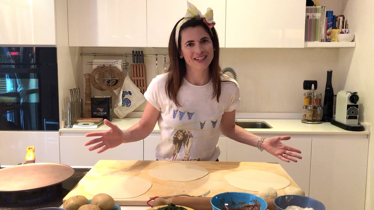 I Cassoni Romagnoli con la Azdora 2.0 - verdi, rossi, patate e salsiccia - tutorial - parte 2da