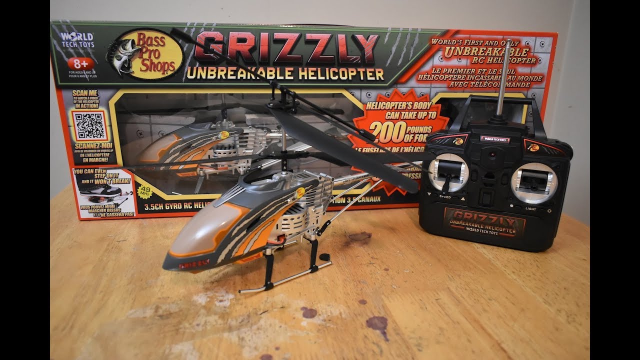 Вертолёт «Неуязвимый» Grizzly 3.5 от World Tech Toys — распаковка и обзор
