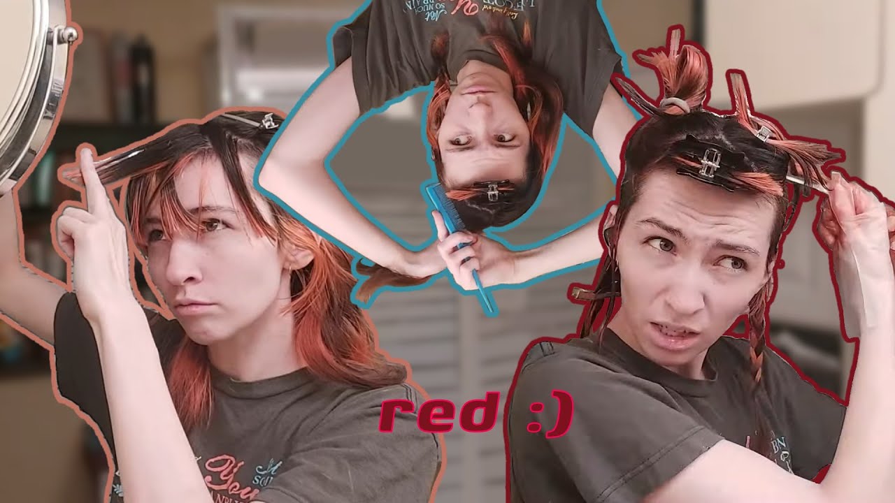 Dyeing my hair but I actually explain myself this time