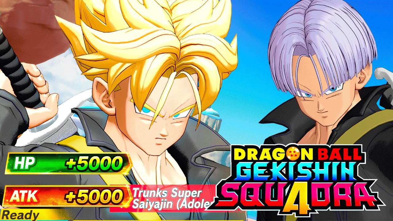 O NOVO BUFF DO TRUNKS DEIXOU ELE SINISTRO no Dragon Ball Gekishin Squadra!