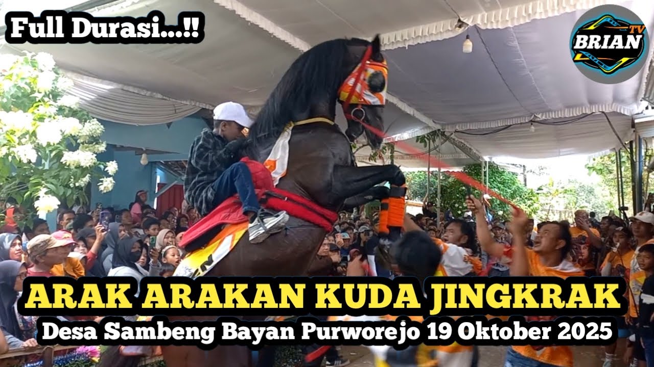 Finish Pawai Kuda Jingkrak Desa Sambeng Bayan Purworejo 19 Oktober 2025