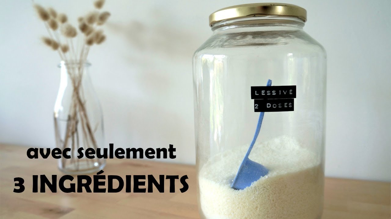 RECETTE LESSIVE MAISON en poudre [ Zéro Déchet ]
