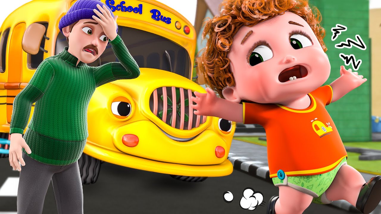 Wheels on the Bus at School | cartoons kids| nursery rhymes & kids songs (4K) | Blue Fish 2024