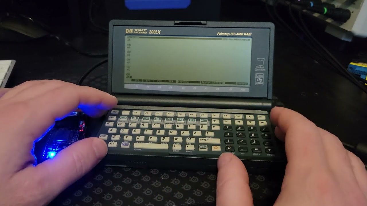 Getting connected to the internet with an HP 200 LX!