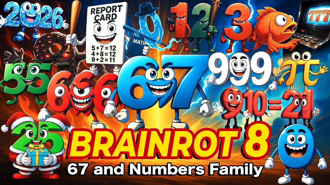 Smirkzy - Brainrot Anime Ending Song Pt. 8 (Official Music Video) feat. 67 and NUMBERS FAMILY