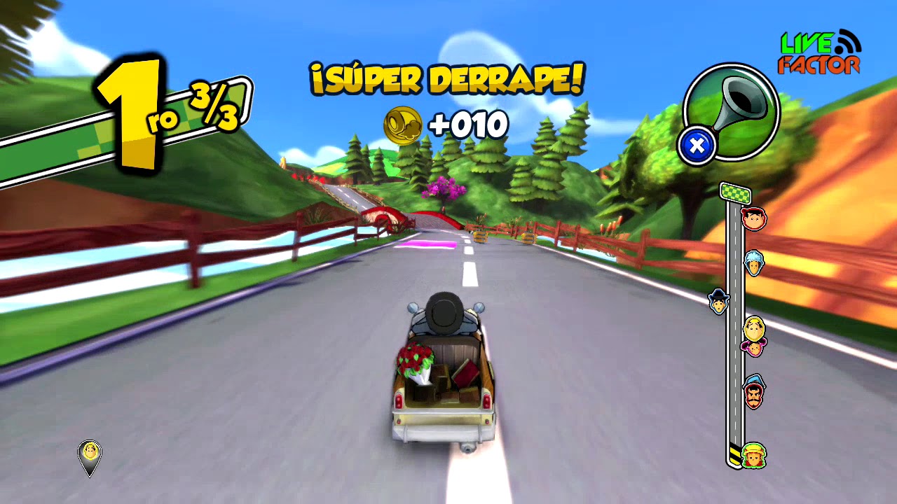 Gameplay - Profesor Jirafales corriendo en la Copa Don Ramón - El Chavo Kart - #Gameplay