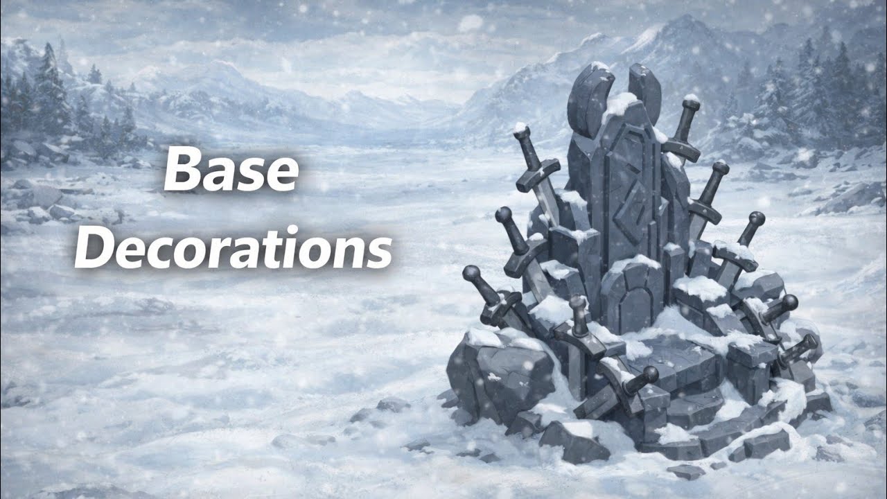 Top Heroes Base Decorations