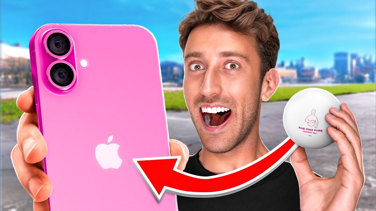 מכדור פינגפונג לאייפון 16 ב- 24 שעות !!!