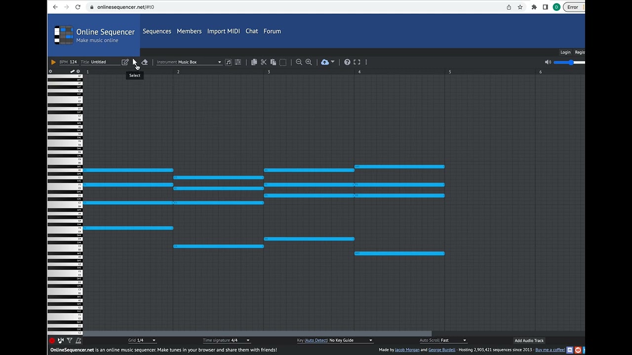 Online Sequencer Tutorial