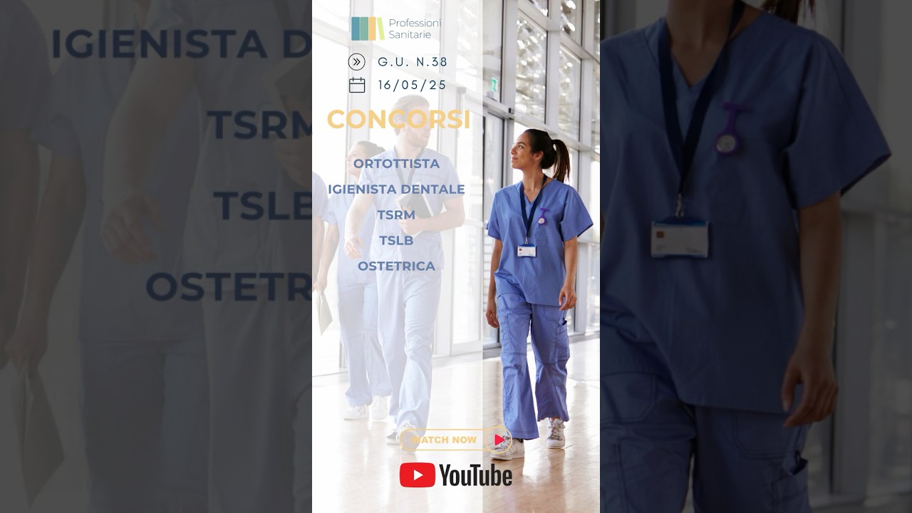 Concorsi pubblici Professioni Sanitarie - G.U. 38/25 #concorsipubblici #professionisanitarie