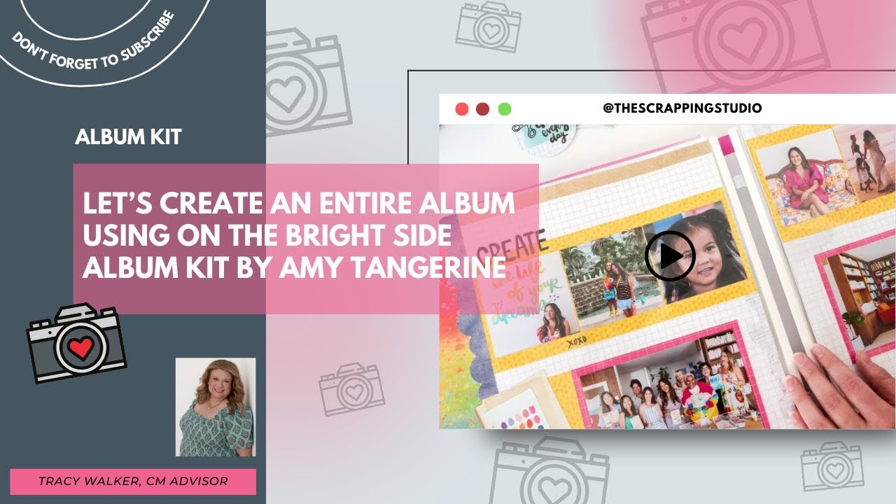 Creative Memories On the Bright Side Album Kit | Fast Scrapbooking Start-to-Finish