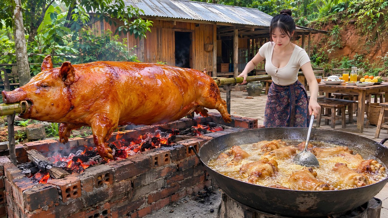 Harvesting 600+ Kg Of Wild Boar Meat To Make Delicious Fried Pork And Sell It All Quickly At Market
