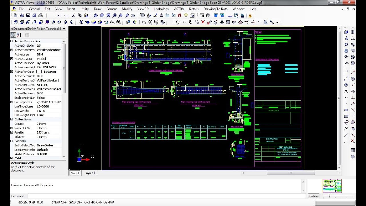 RCC T Girder Bridge Design in IRC