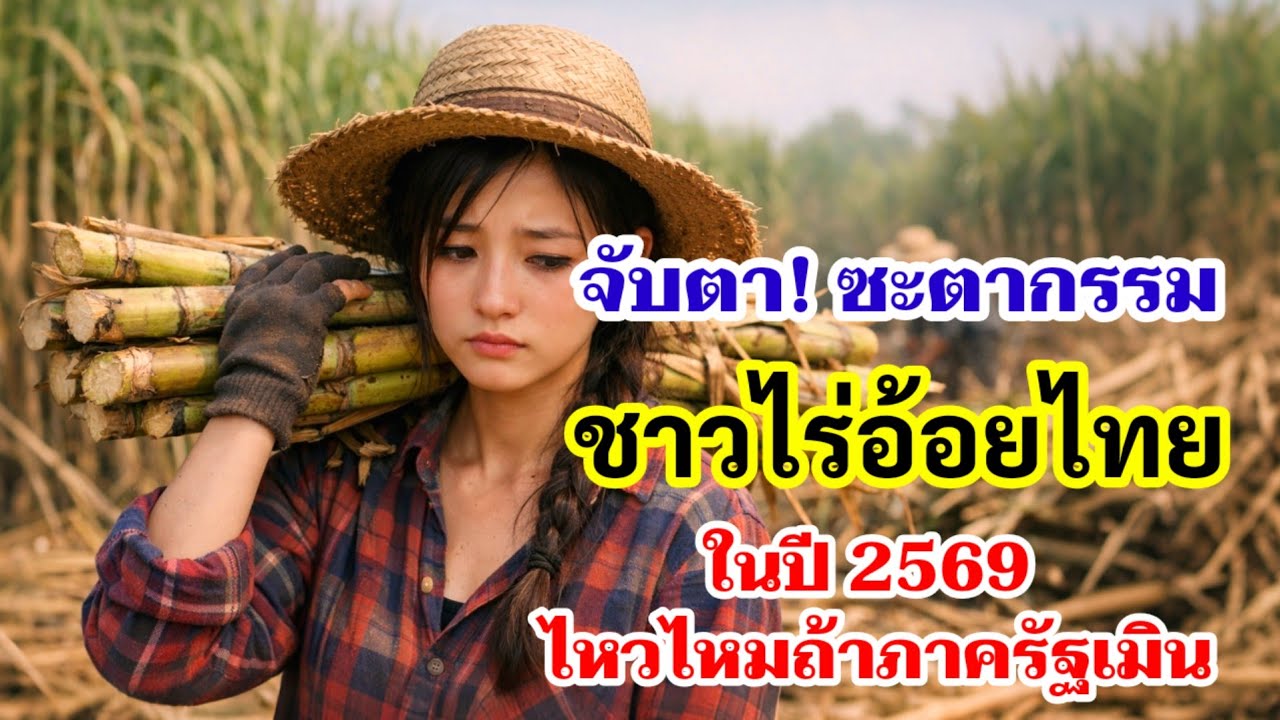 ชะตากรรมชาวไร่อ้อยไทย 2569ยักษ์ยัยถล่มตลาด อินเดียยิ้มได้1,500บ./ตันรัฐอัดฉีดไม่อั้น ไทยวูบ890บ./ตัน