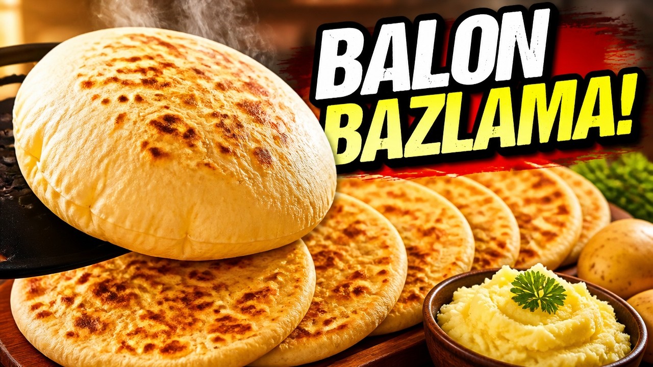 SAHURDA TOK TUTAN Patatesli Bazlama Tarifi / Dondurucuda Aylarca Taze Kalıyor! BALON BAZLAMA