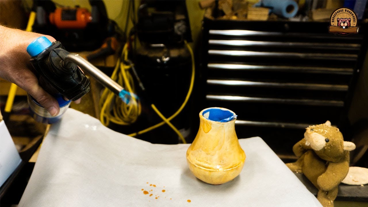 Woodturning - Waxing my Wood