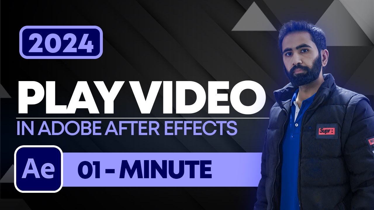Как воспроизвести видео в Adobe After Effects | Уроки Adobe After Effects 2024
