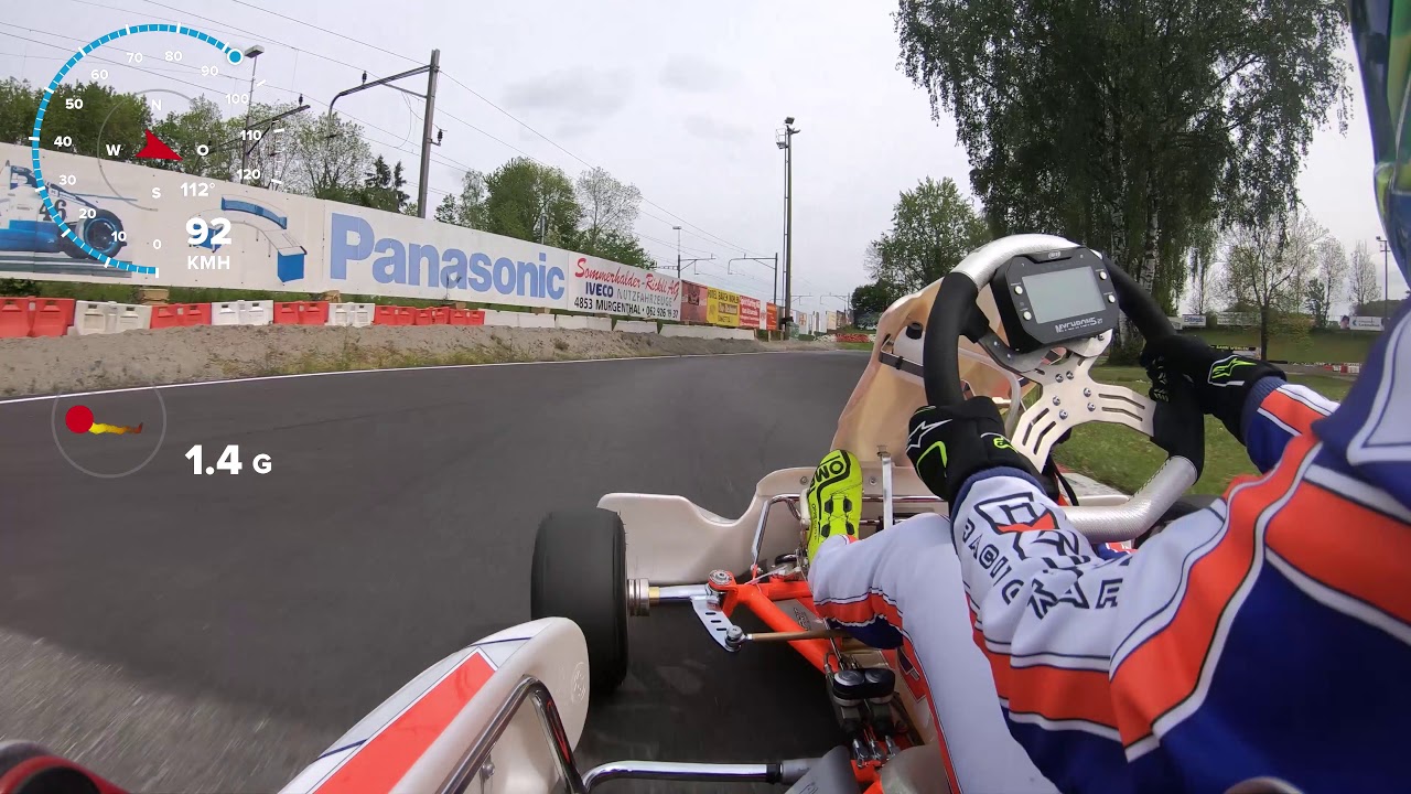 Onboard Kartbahn Wohlen OK Junior Ekaterina Lüscher
